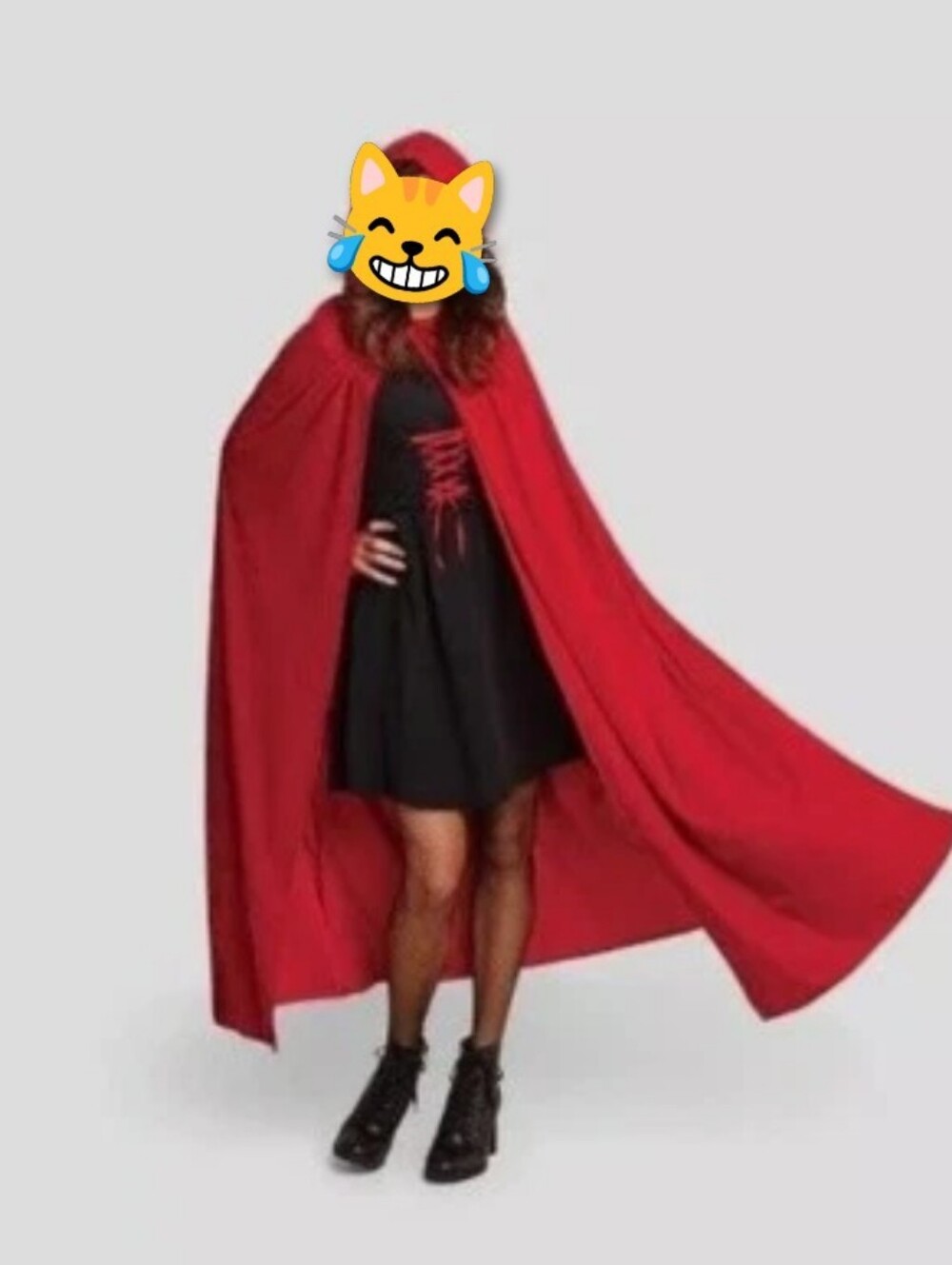 Red Hooded Cape Kids Costume - Classic Red Cloak